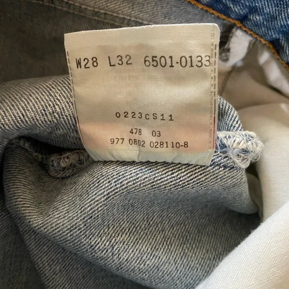 Vintage Levi’s 501 High Waist Straight Leg Jean W27 26 - Picture 7 of 9